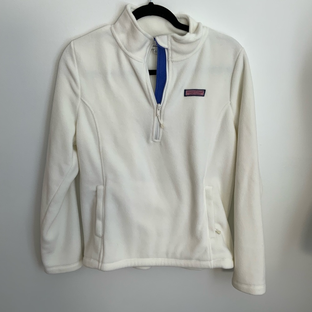 Vineyard Vines White Fleece